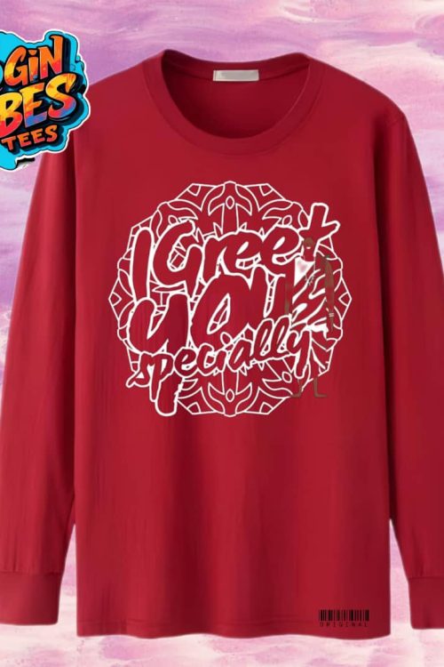 I greet you specially